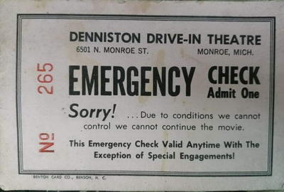 Denniston Drive-In Theatre - OLD PHOTO
